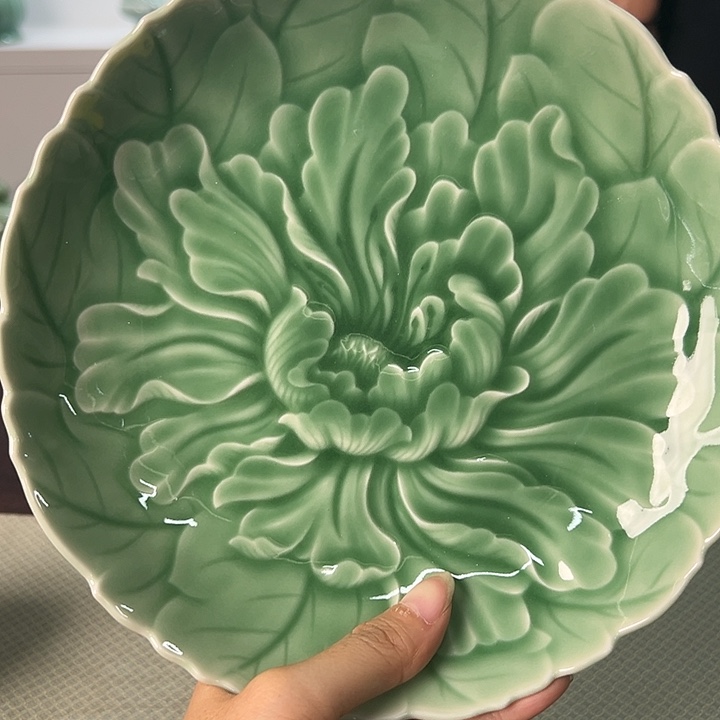 龙泉云间青瓷小米茶器