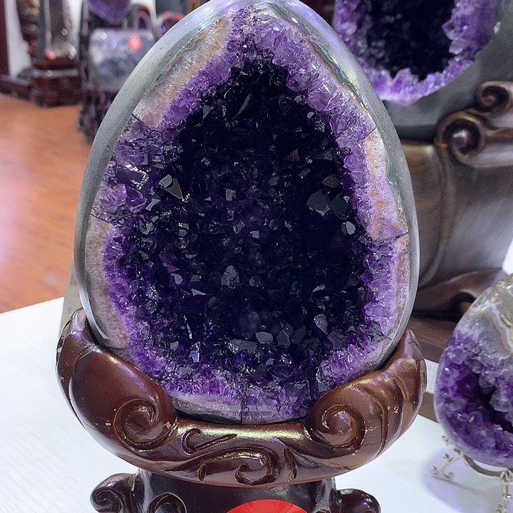 紫晶大型摆件（非配饰）未镶嵌蛋