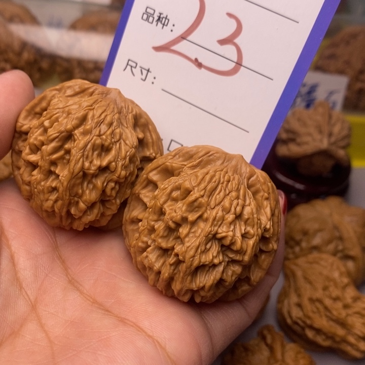 文玩核桃把件23号虎头