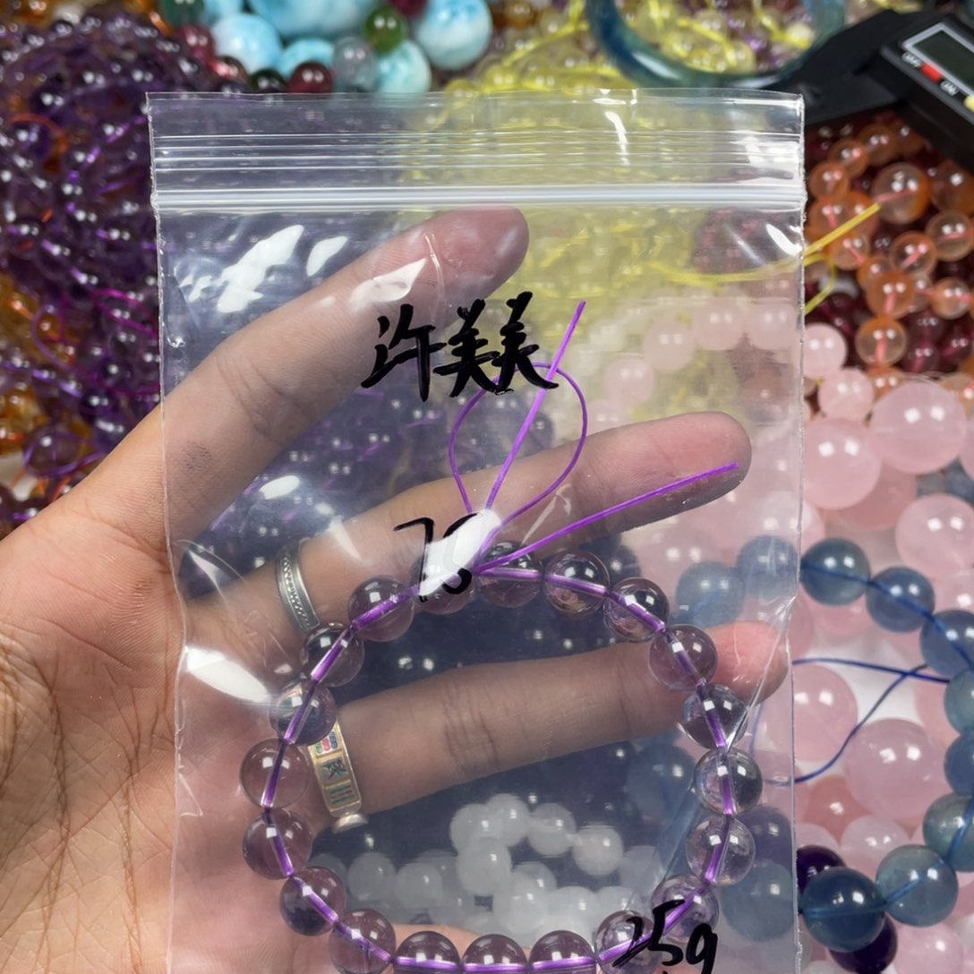 水晶手链未镶嵌紫水晶