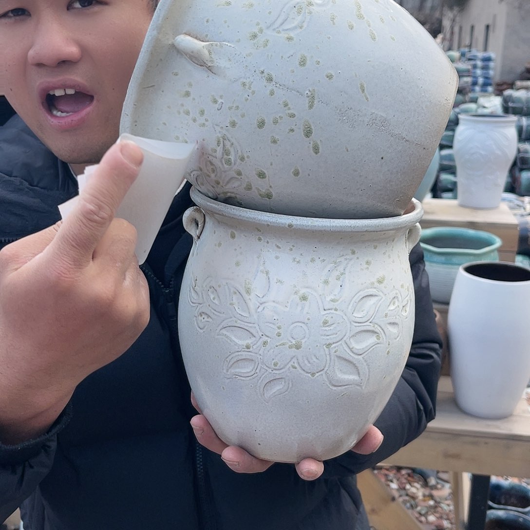 红陶洋洋花盆0221-1190