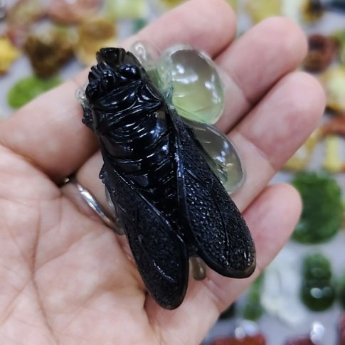 蛇纹石玉未镶嵌挂件