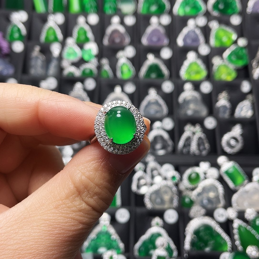 玛瑙/玉髓合金戒指