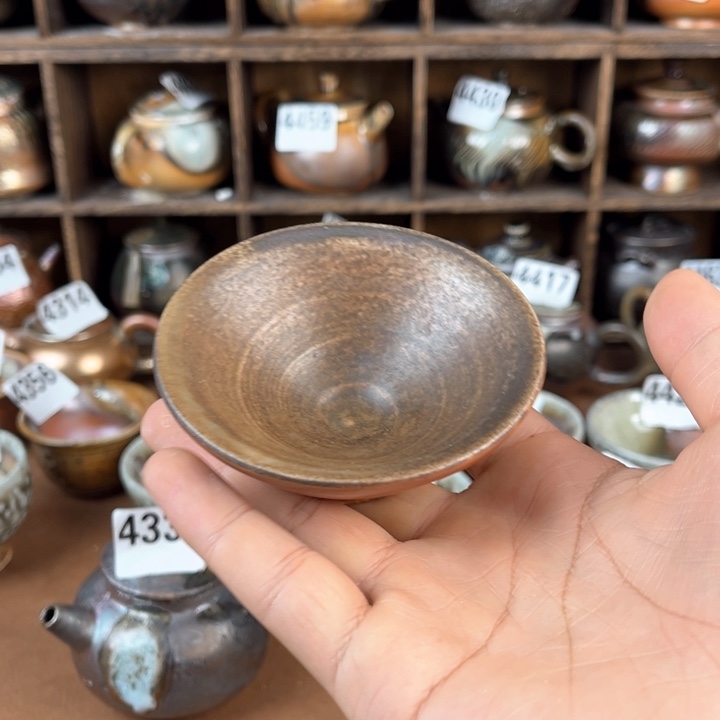 杯柴烧茶器主人杯