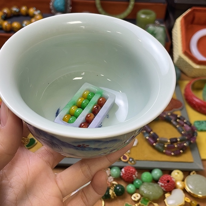 一***花杯精美雕刻物件物件