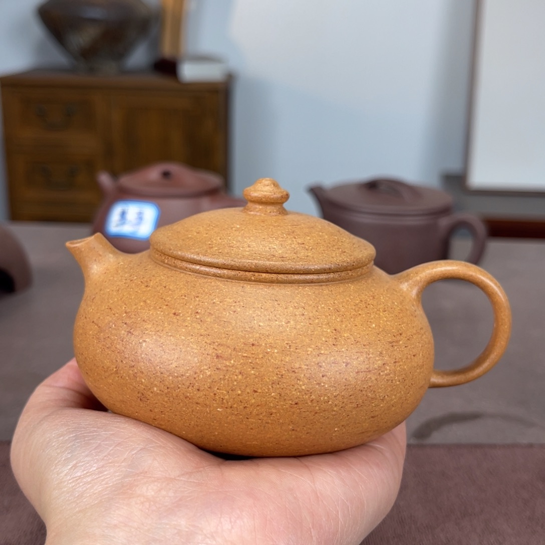 段泥茶壶寒江黄金段180