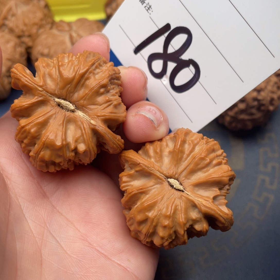 文玩核桃把件宸*白狮子41