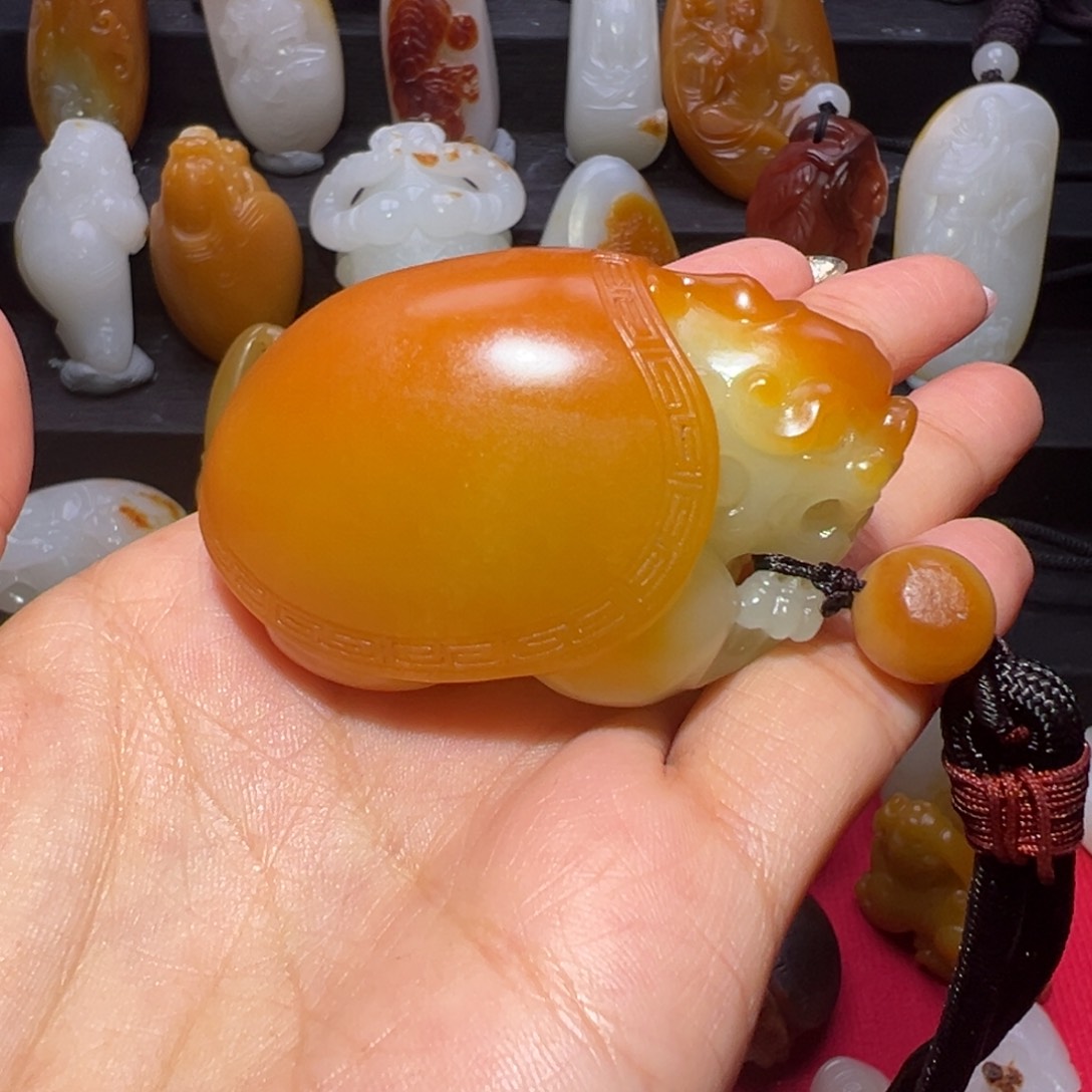 和田玉挂件未镶嵌寒***天