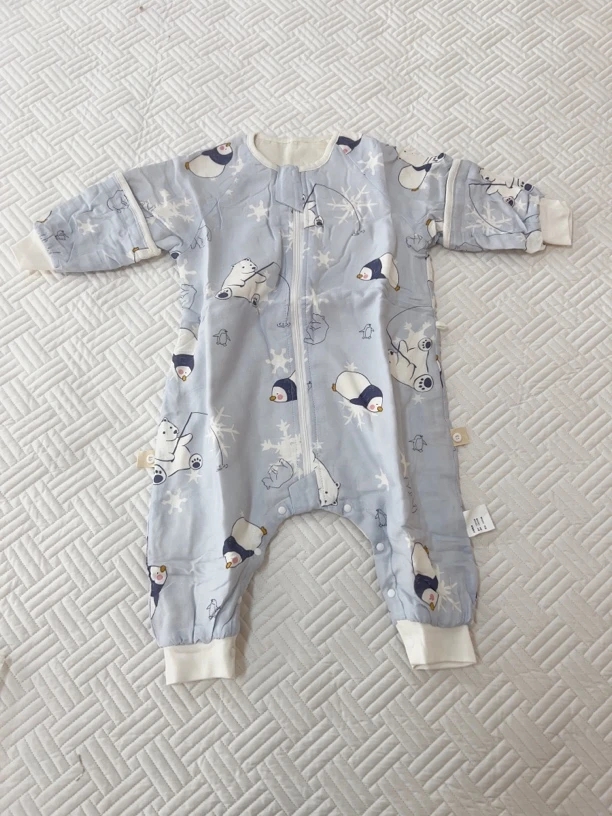 有库房味睡袋成长睡袋防踢被子神器微瑕～G1005(冰雪世界)