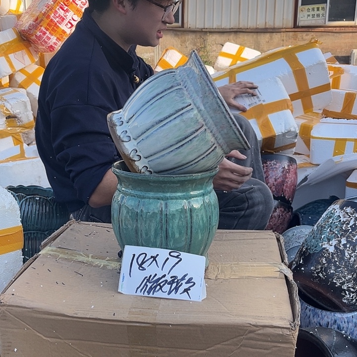 紫砂花盆宜兴紫砂粗陶花盆