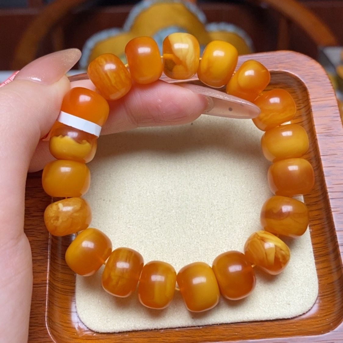 【闪购商品】蜜蜡手链未镶嵌手串