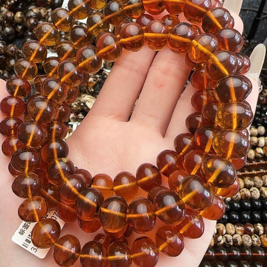 未镶嵌琥珀手串抚顺琥珀
