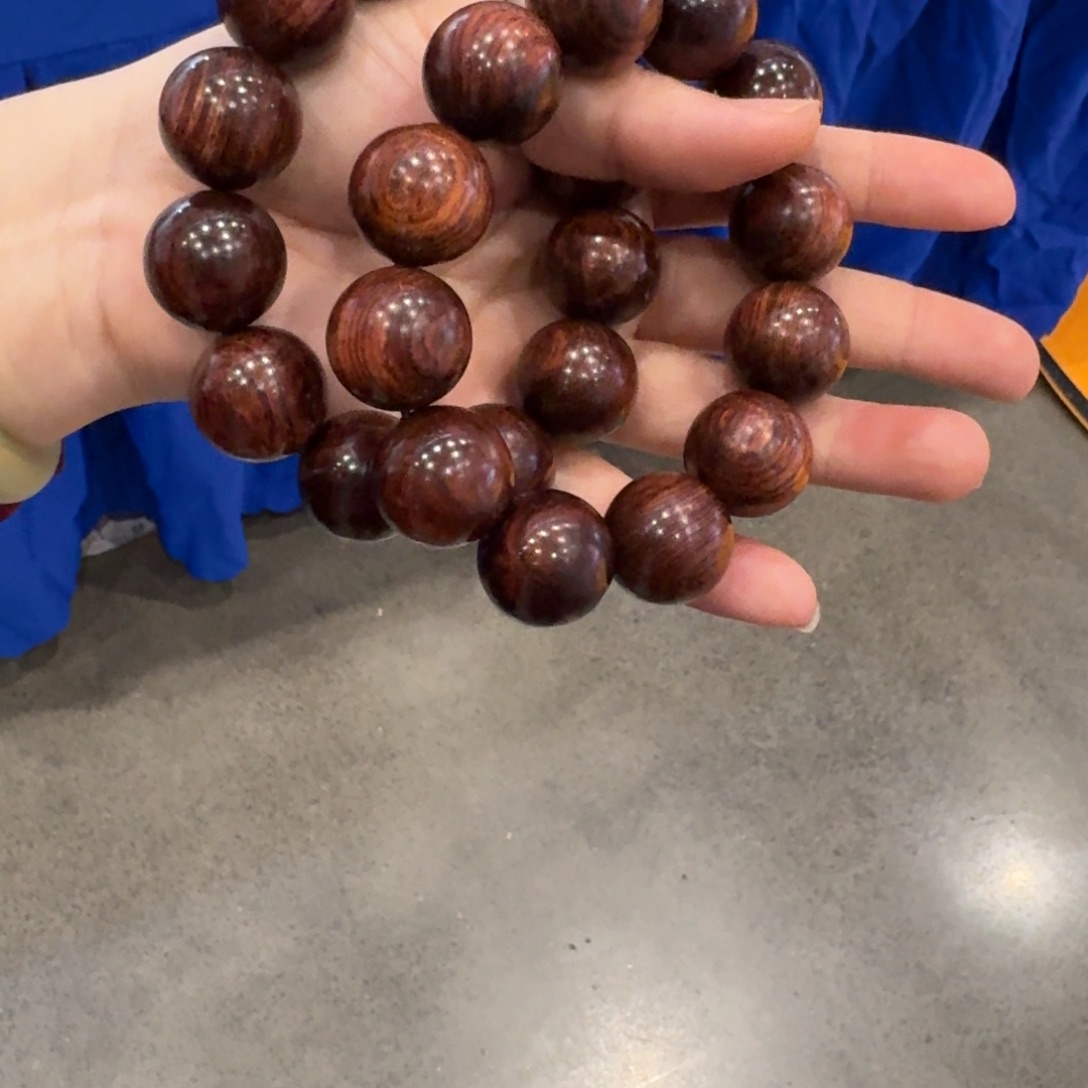 黄花梨/降香黄檀手串/手链2.0规格紫油梨老料海黄手串