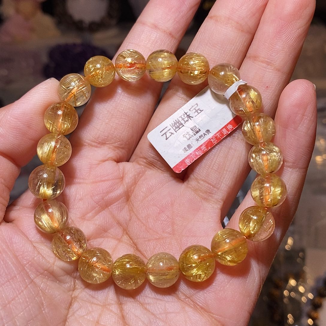 【闪购商品】水晶手链未镶嵌用****2顺发钛晶1900元