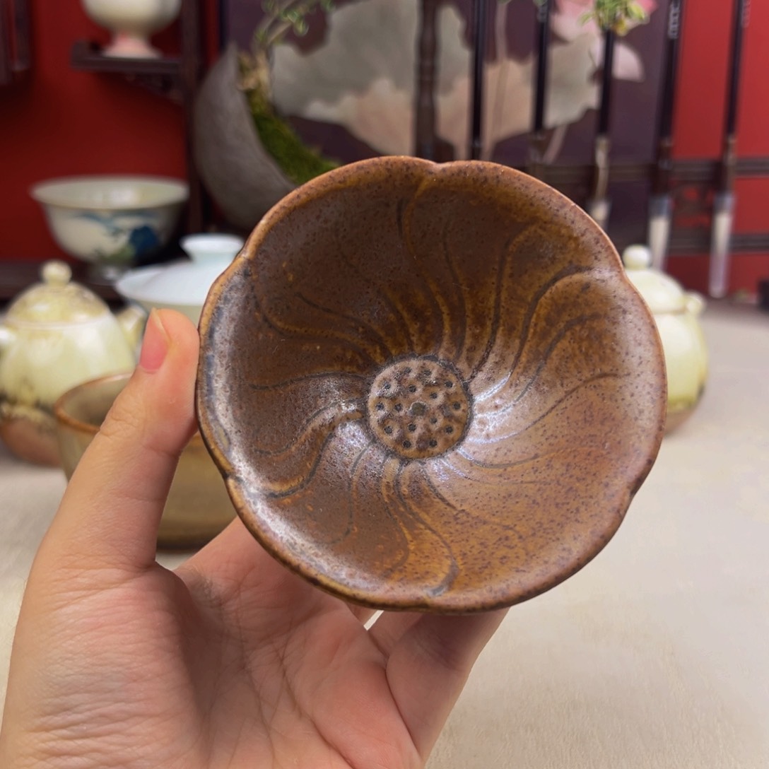 杯子纯手工柴烧主人杯