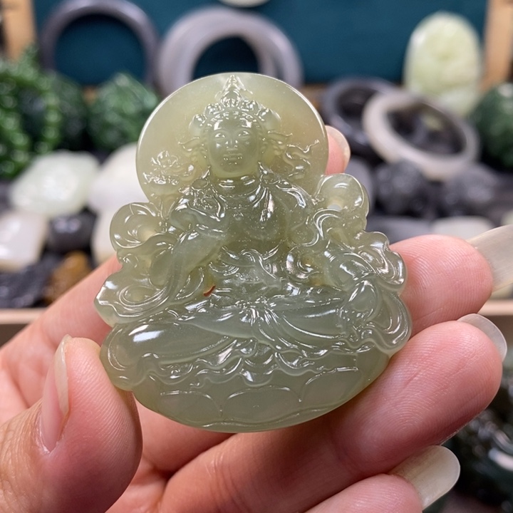 和田玉颈饰未镶嵌