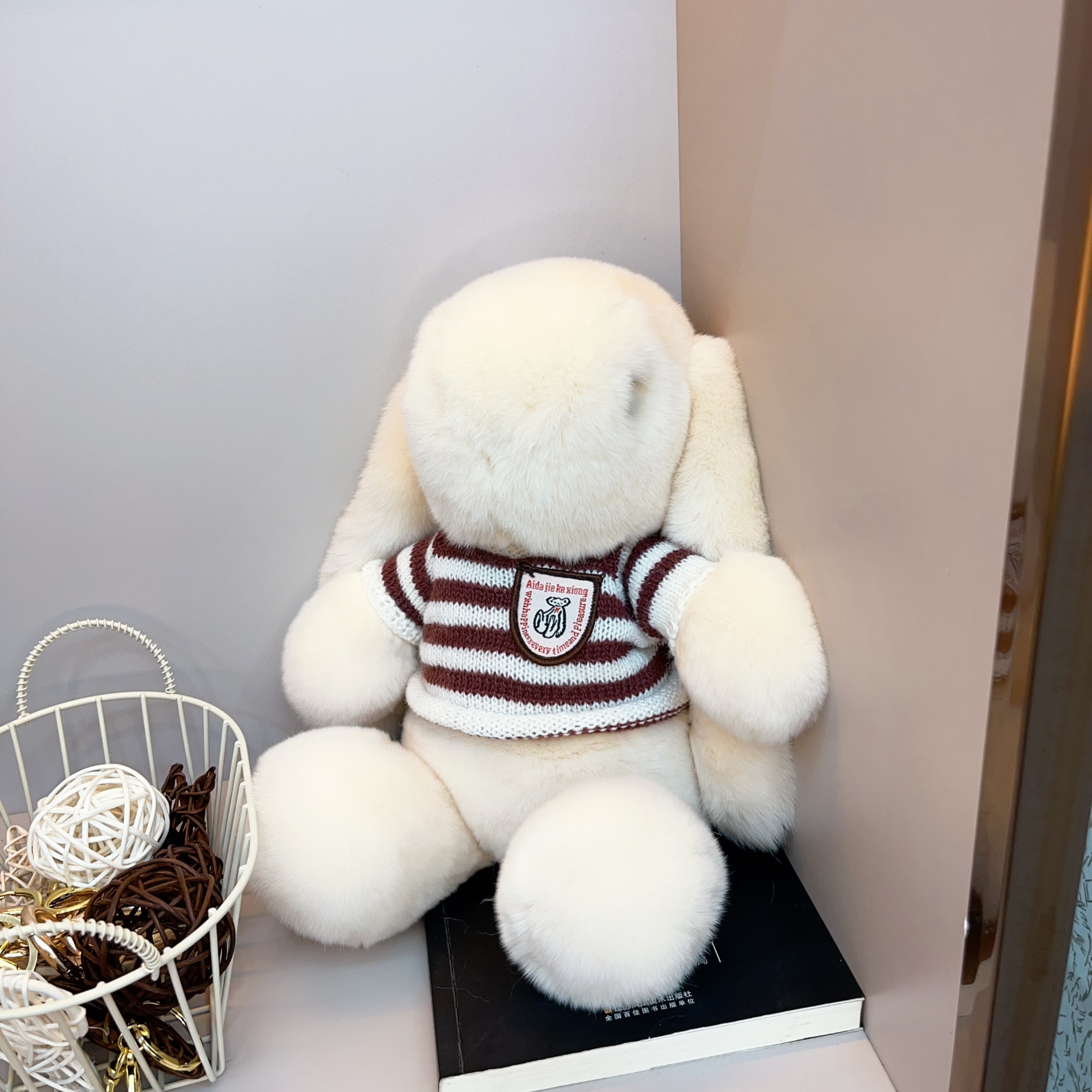 【大号邦尼兔】大号獭兔毛玩偶邦尼兔网红礼物包挂件兔子挂饰