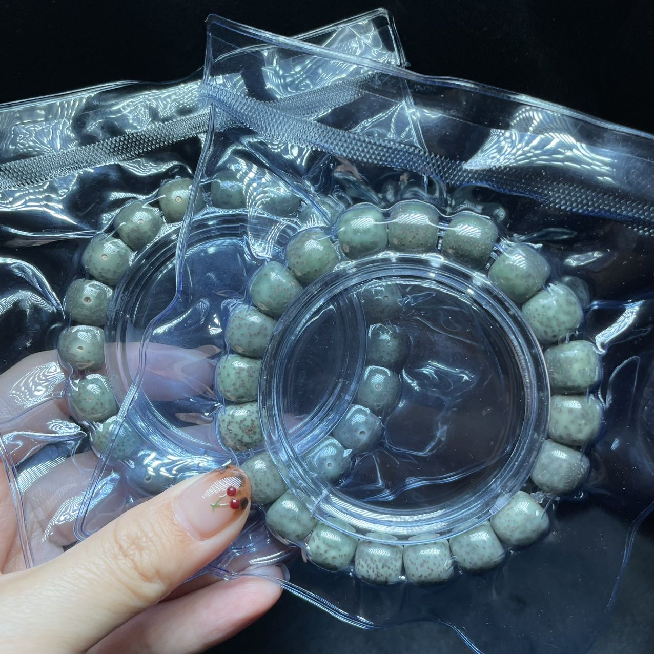 【阿钰推荐】LY44550-星月菩提单圈手串（满绿）-多样性发其一-10mm+