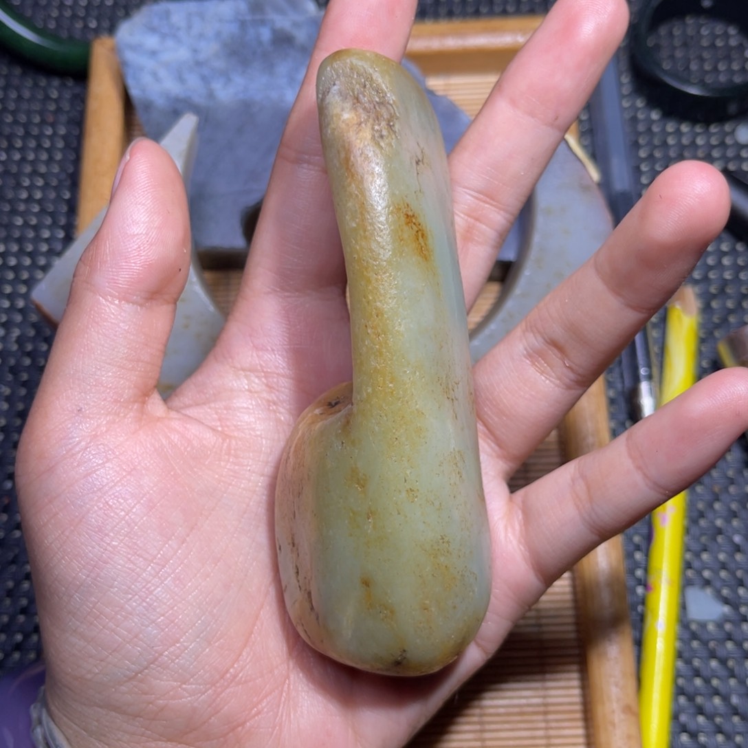 未镶嵌和田玉珠宝半成品金**闪