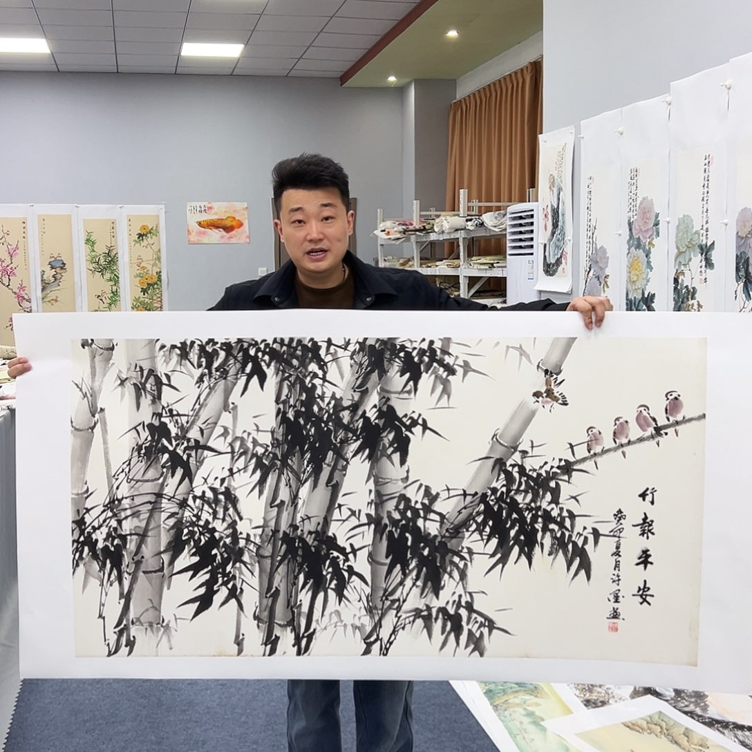 国画国画作品宣纸纯手绘