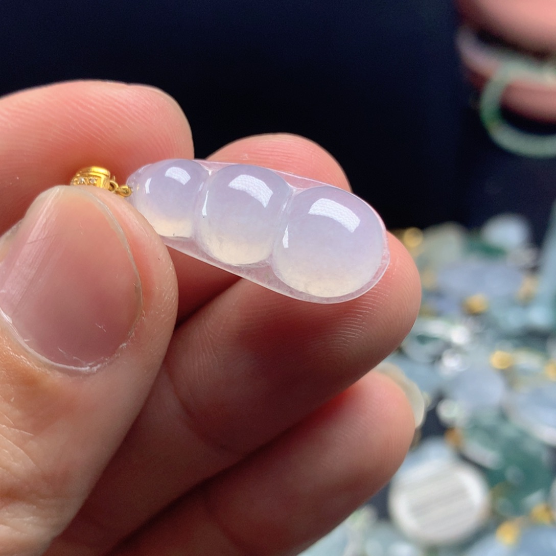 【闪购商品】翡翠颈饰18K金镶嵌翡翠