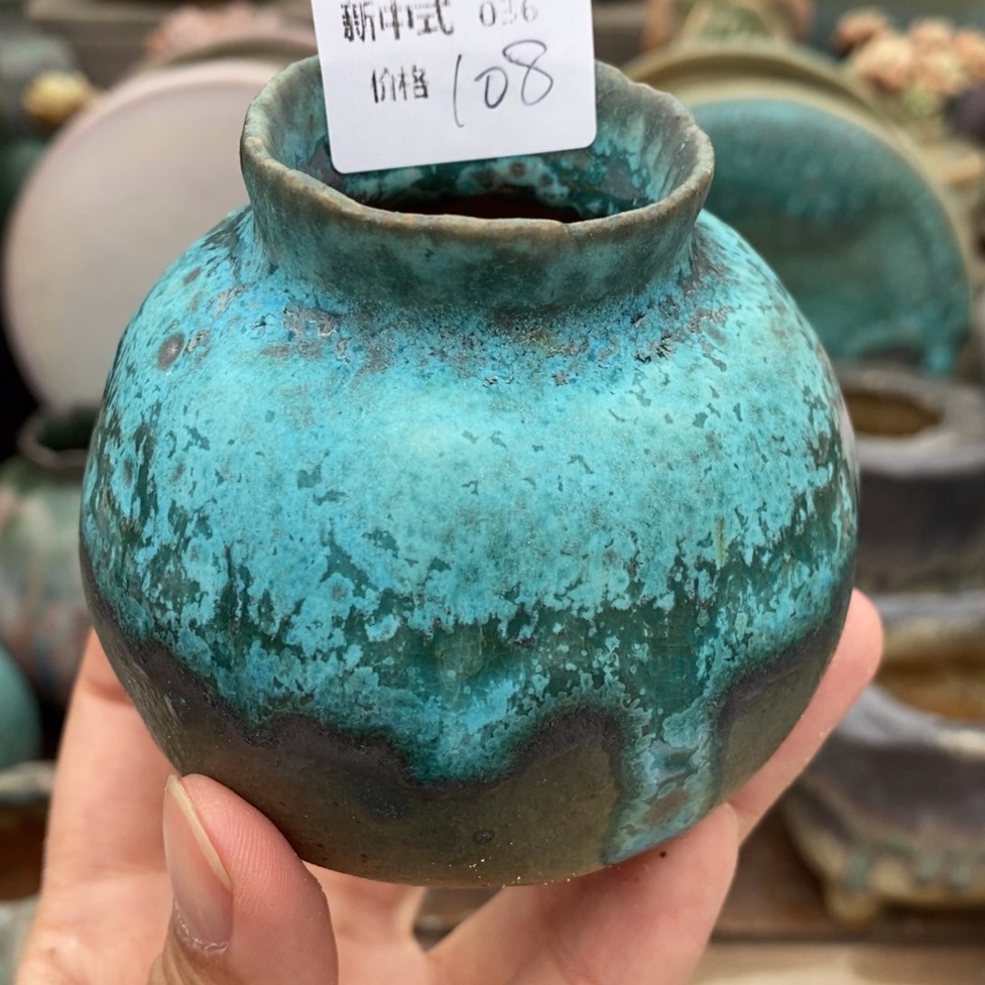 粗砂花盆1987盆新中式036