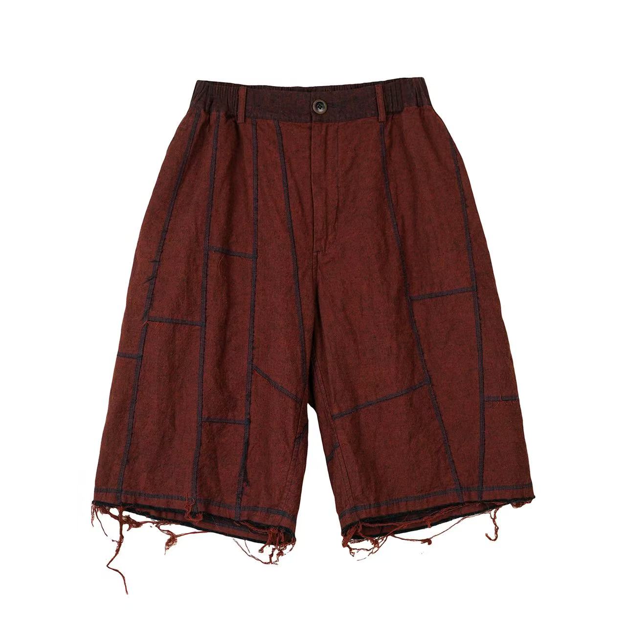 妝點家  云雾里  棉  亚麻  棉麻混纺中裤 Y25SS 5053