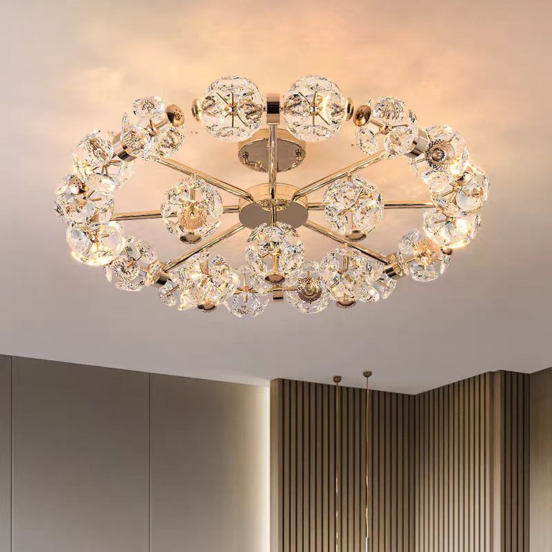 吸顶轻奢时尚艺术水晶灯