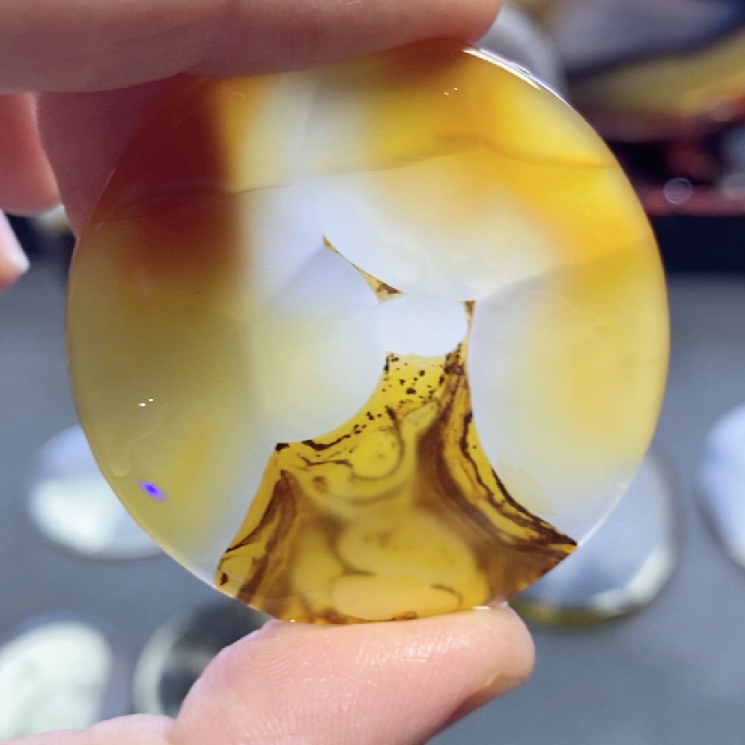 玛瑙/玉髓颈饰未镶嵌编号07