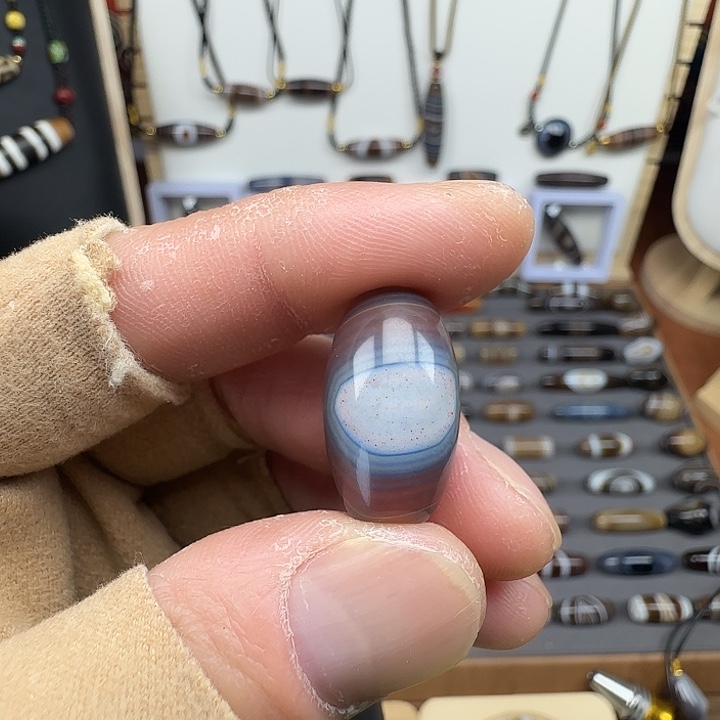 s***i玛瑙/玉髓合金颈饰