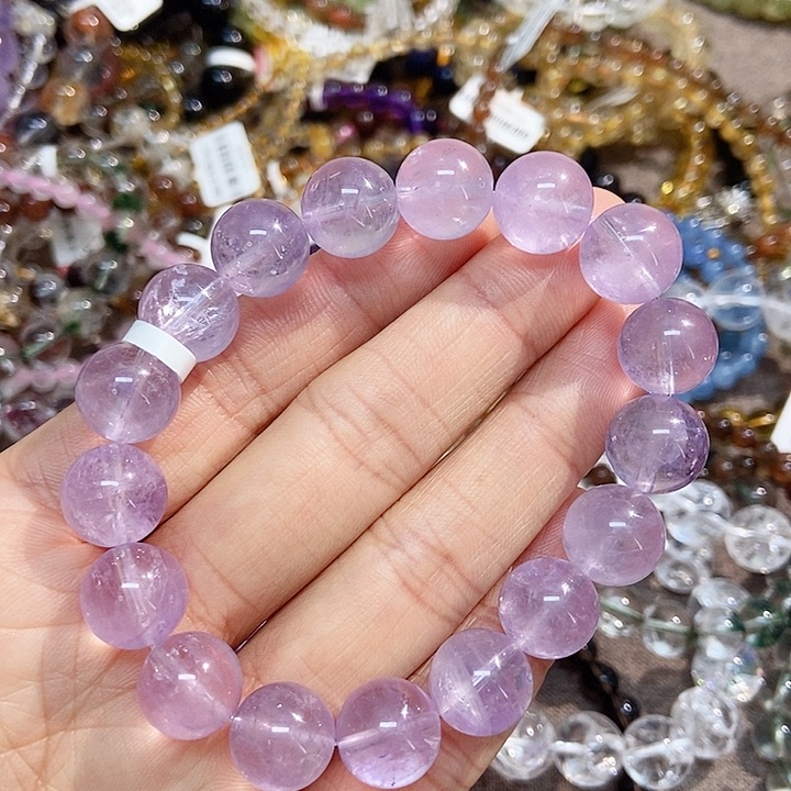 水晶手链未镶嵌紫水晶12