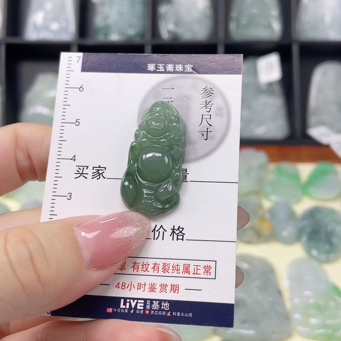 翡翠未镶嵌颈饰2