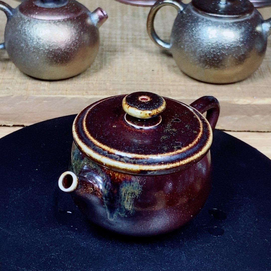 闲**鸡建水紫陶柴烧茶具