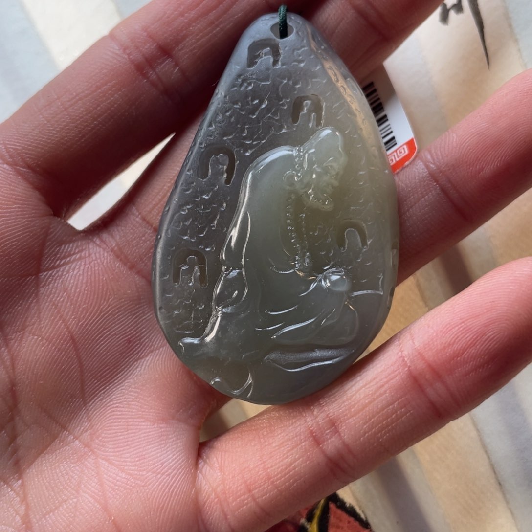 和田玉吊坠(不含链)未镶嵌