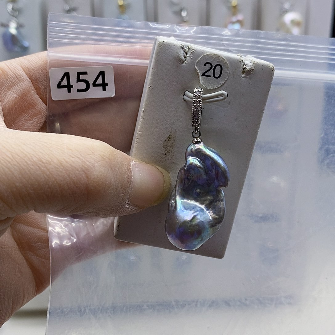 颈饰合金淡水珍珠