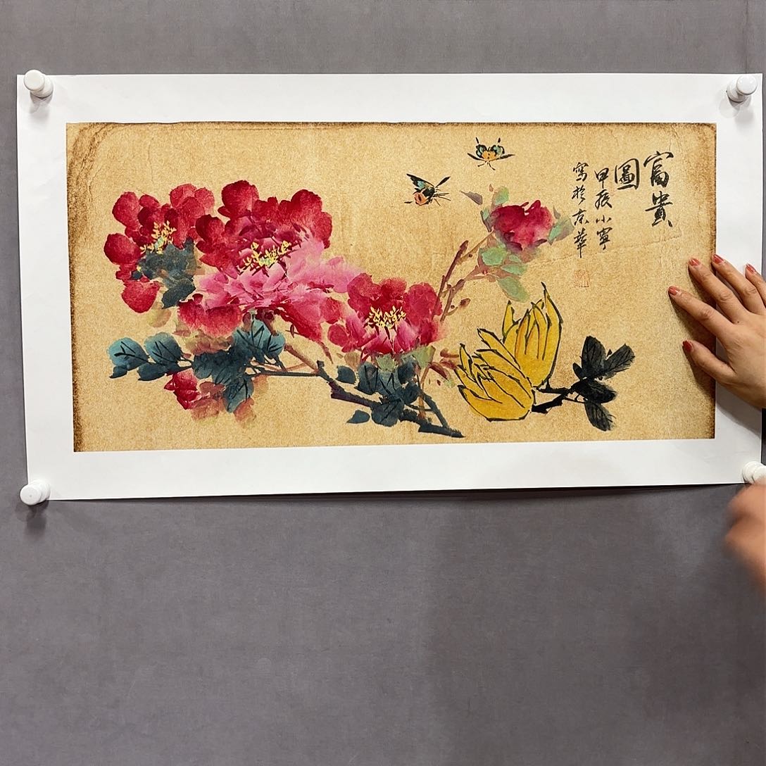 国画国画纯手绘作品请放心去藏