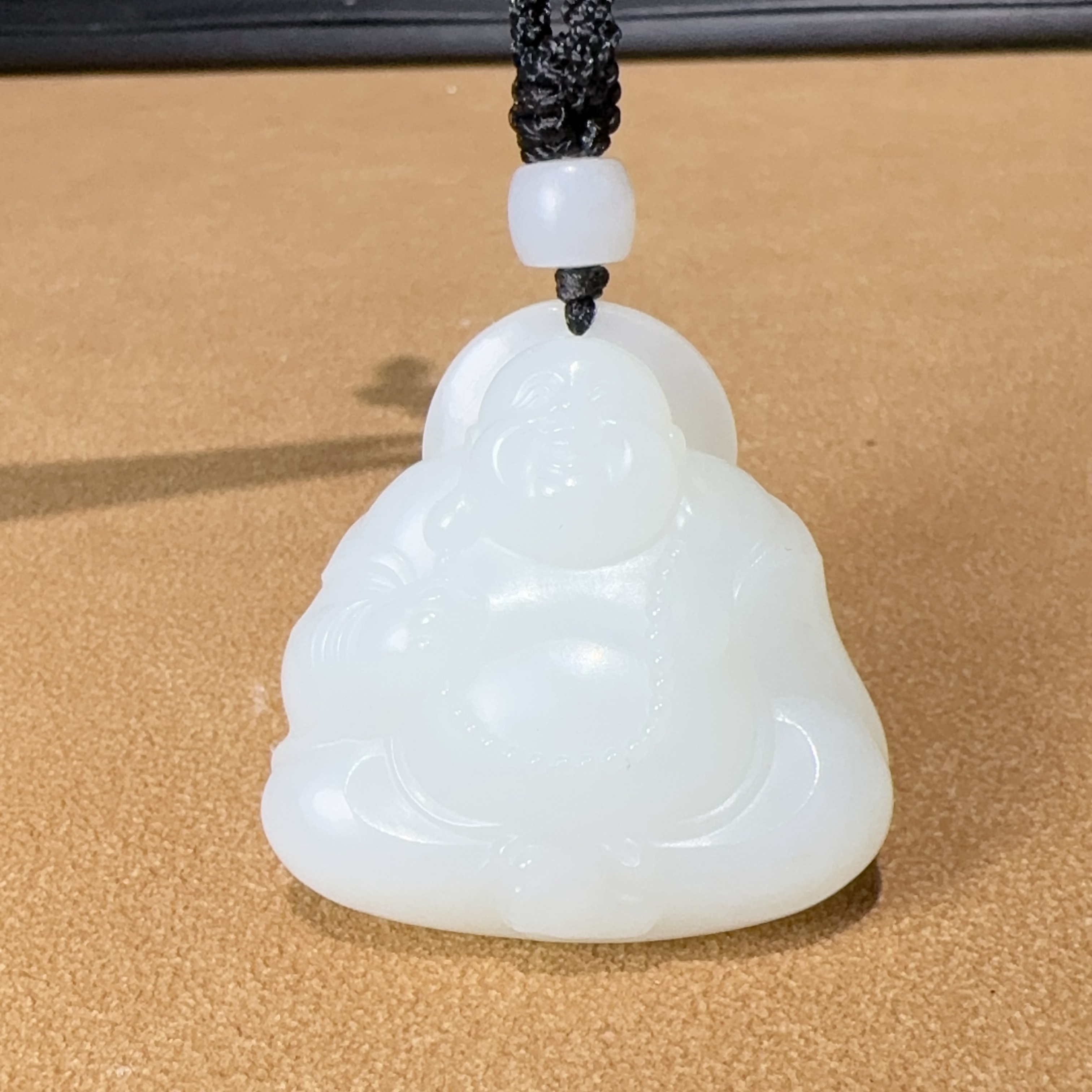 新疆和田玉佛公吊坠36.5*36*14重27克