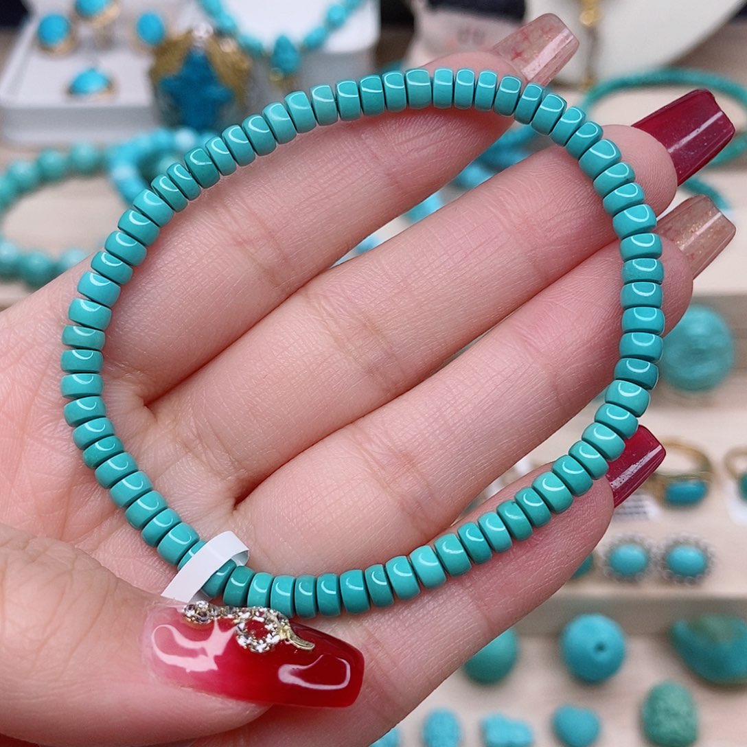 绿松石手串未镶嵌