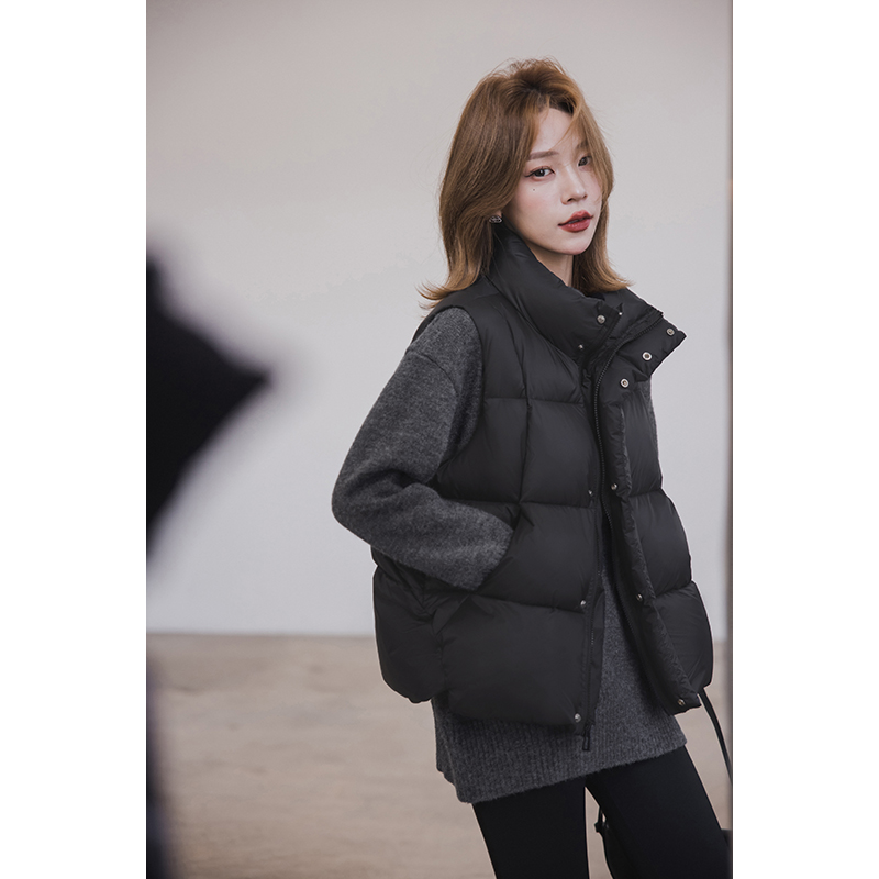 小谷粒外穿马甲背心女2025秋季新款流行时髦洋气好看加厚短款上衣