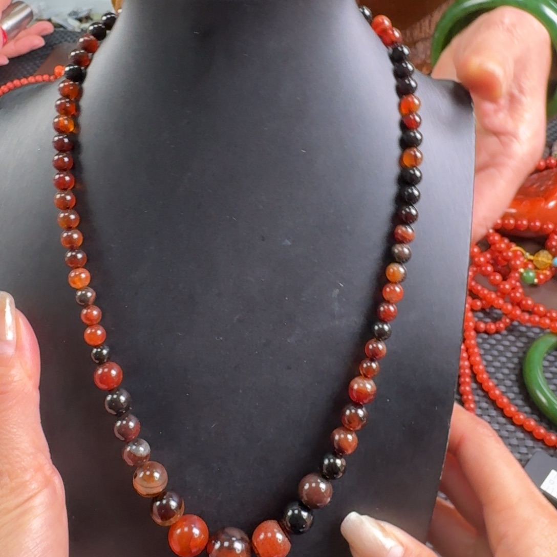 玛瑙/玉髓未镶嵌颈饰