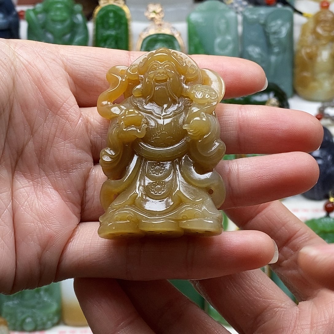 和田玉颈饰未镶嵌唛*连