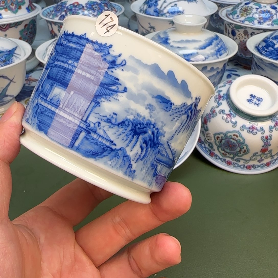 彦祖纯手工手绘茶具174