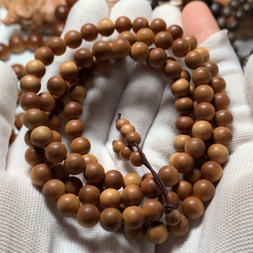 【闪购商品】檀香木手串/手链素***号檀香手串0.8/108