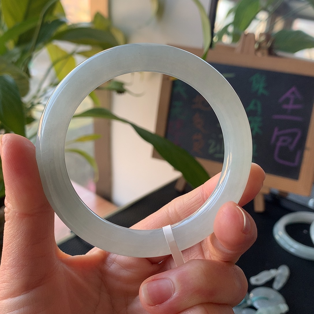 翡翠未镶嵌手镯天然翡翠手镯