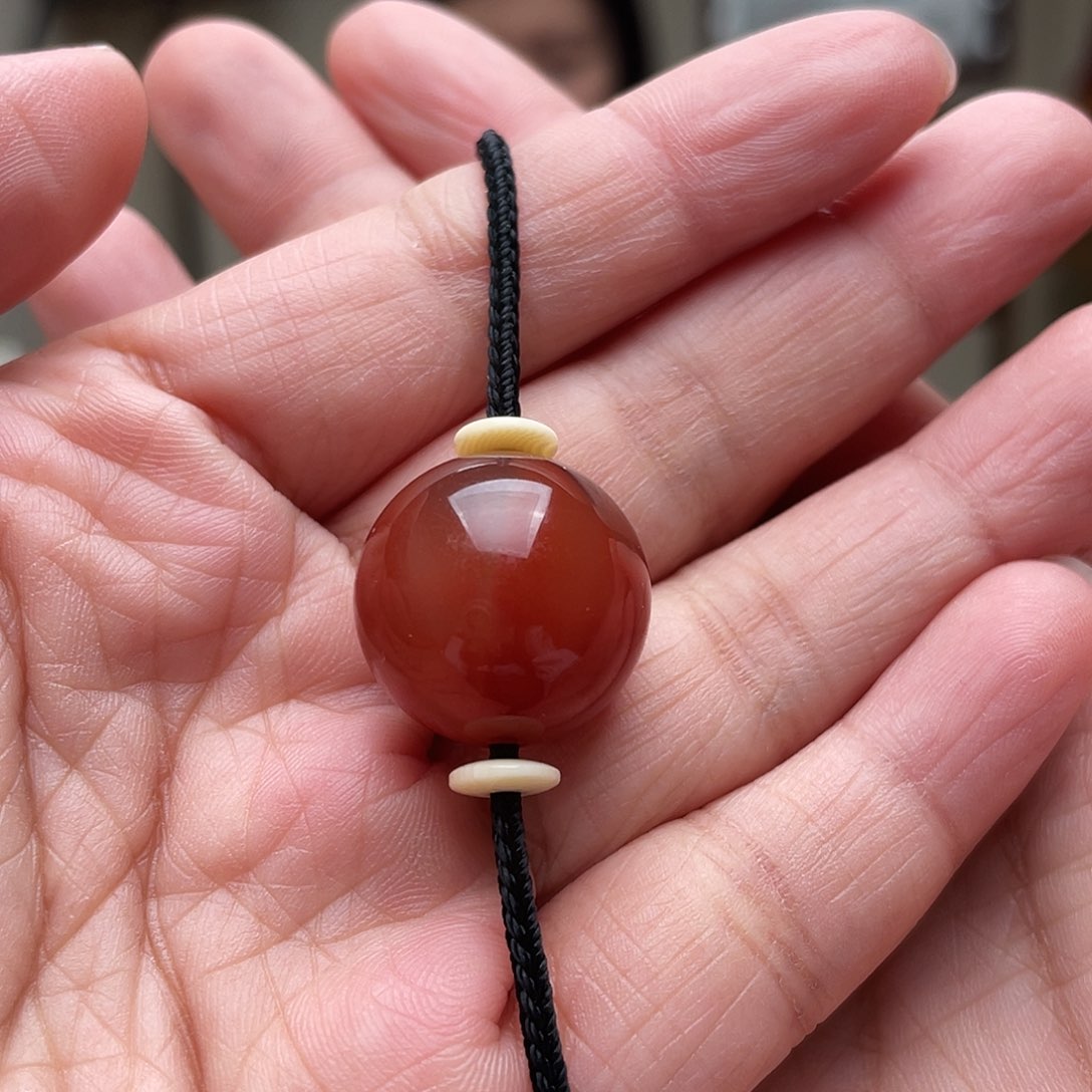 南红玛瑙手链未镶嵌