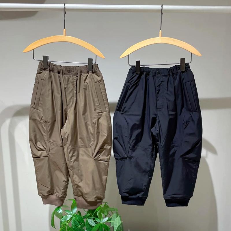 加绒冬装童装新品男女童工装裤宽松休闲束脚裤儿童长裤子百搭