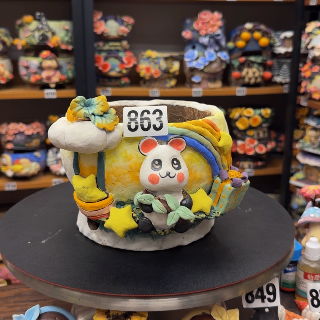 【闪购商品】粗陶手捏