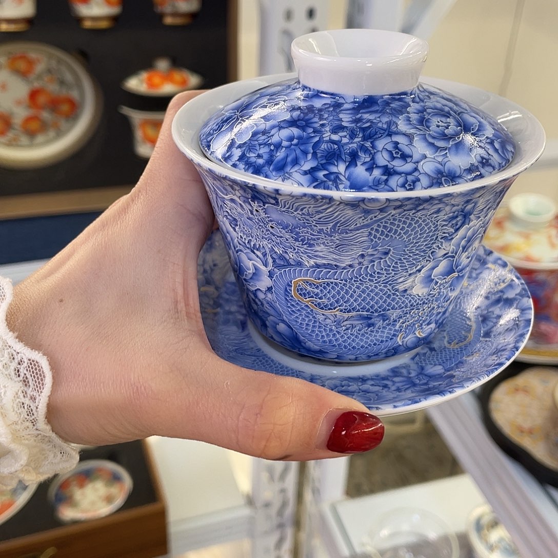 陶景德陶瓷盖碗茶具