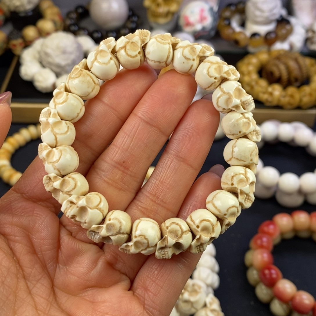 鹿骨把件好看好玩