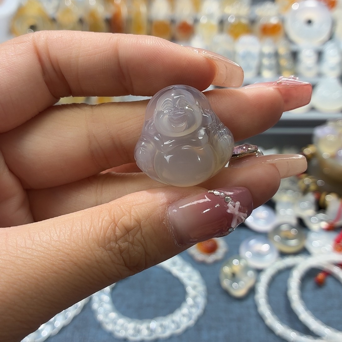 玛瑙/玉髓未镶嵌吊坠(不含链)